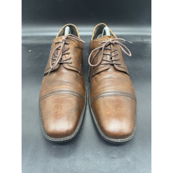 Johnston & Murphy Men’s Cap Toe Brown Tan Dress shoes 20-1276 US Size 9.5M EUC main image 5